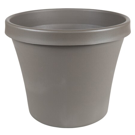 Bloem Bloem Terra 14.25 in. H X 17.25 in. W X 11.75 in. D Resin Traditional Planter Charcoal TR16908